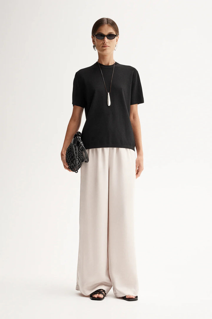 Wilbour Knit Tee - Black