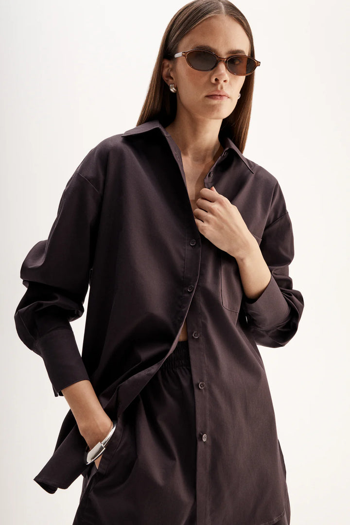 Austin Shirt - Chocolate