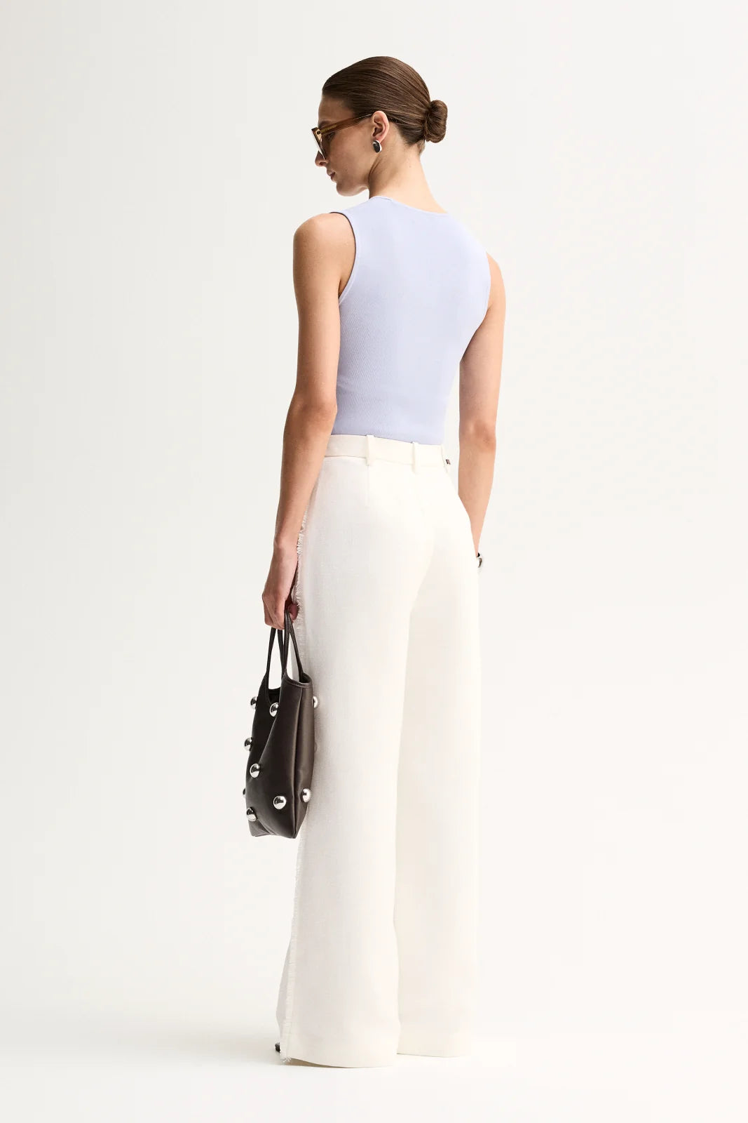 Hayes Knit Top - Pale Blue