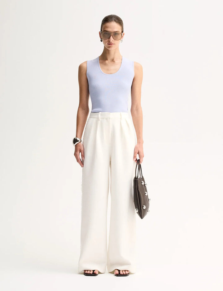 Hayes Knit Top - Pale Blue