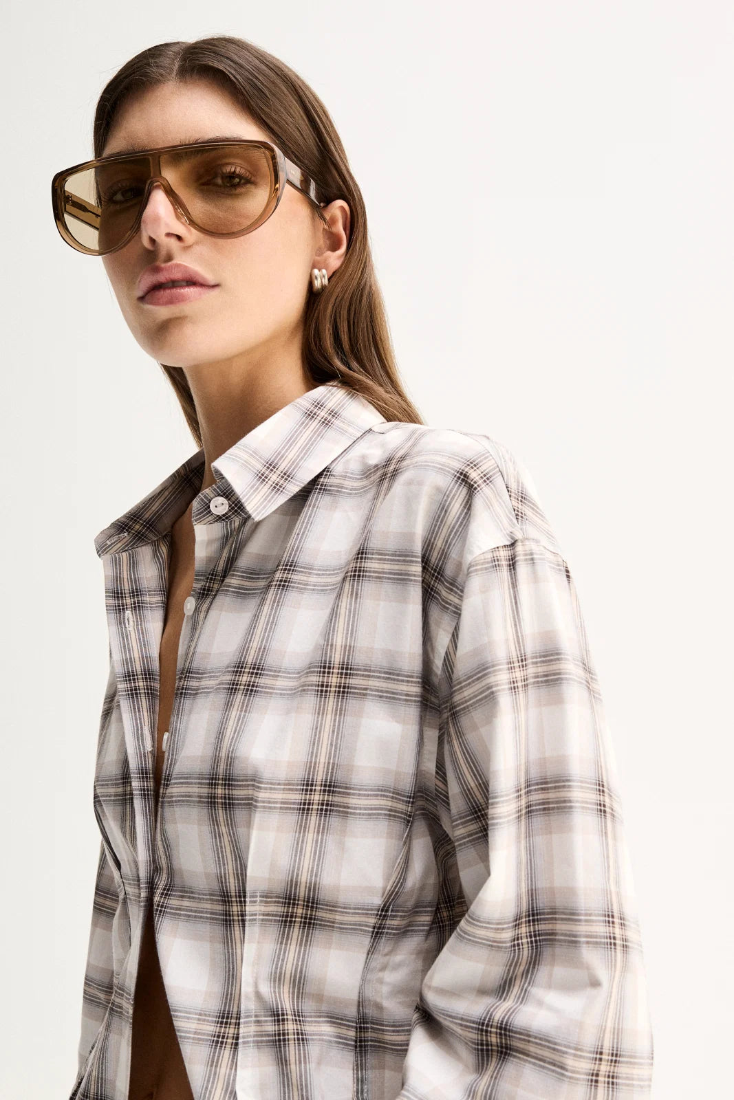 Heather Shirt - White