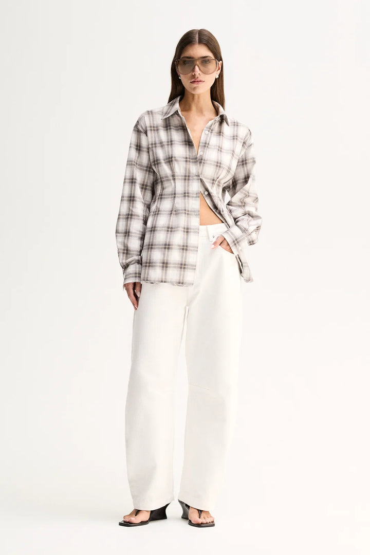 Heather Shirt - White