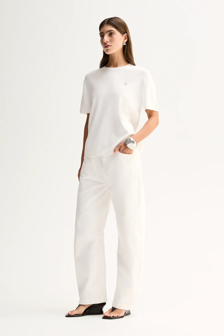 Vaughn Knit Tee - White