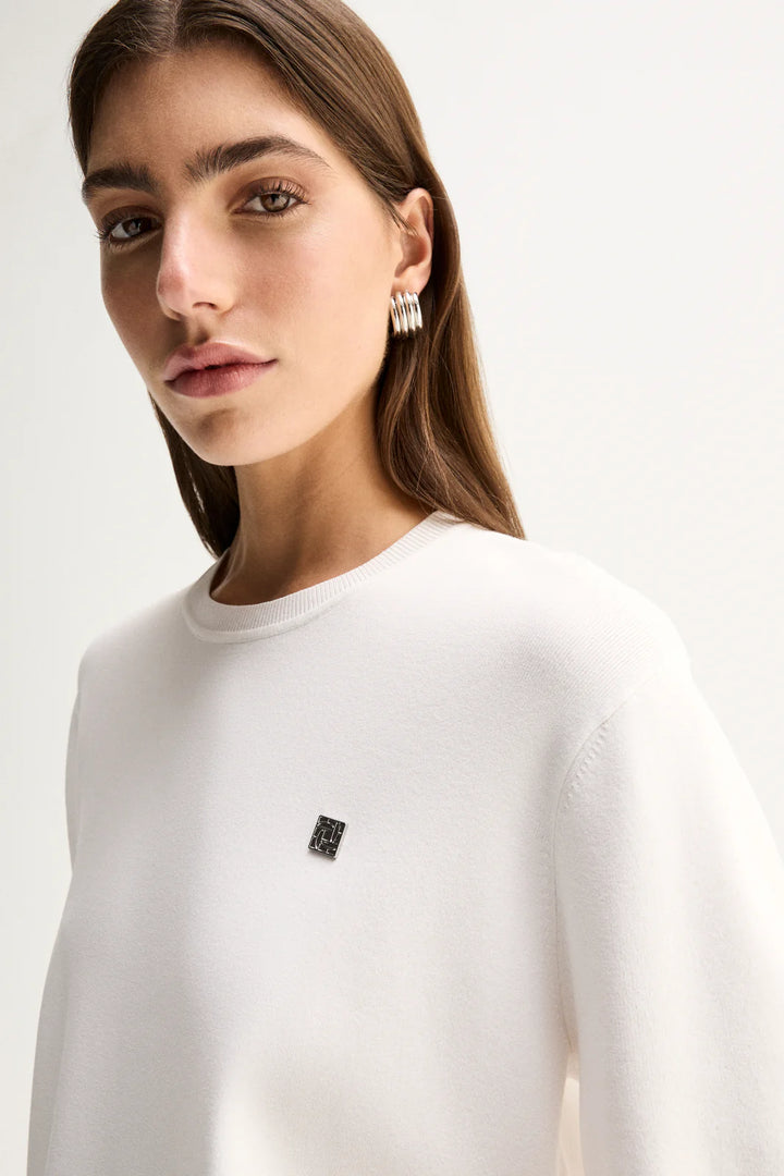 Vaughn Knit Tee - White