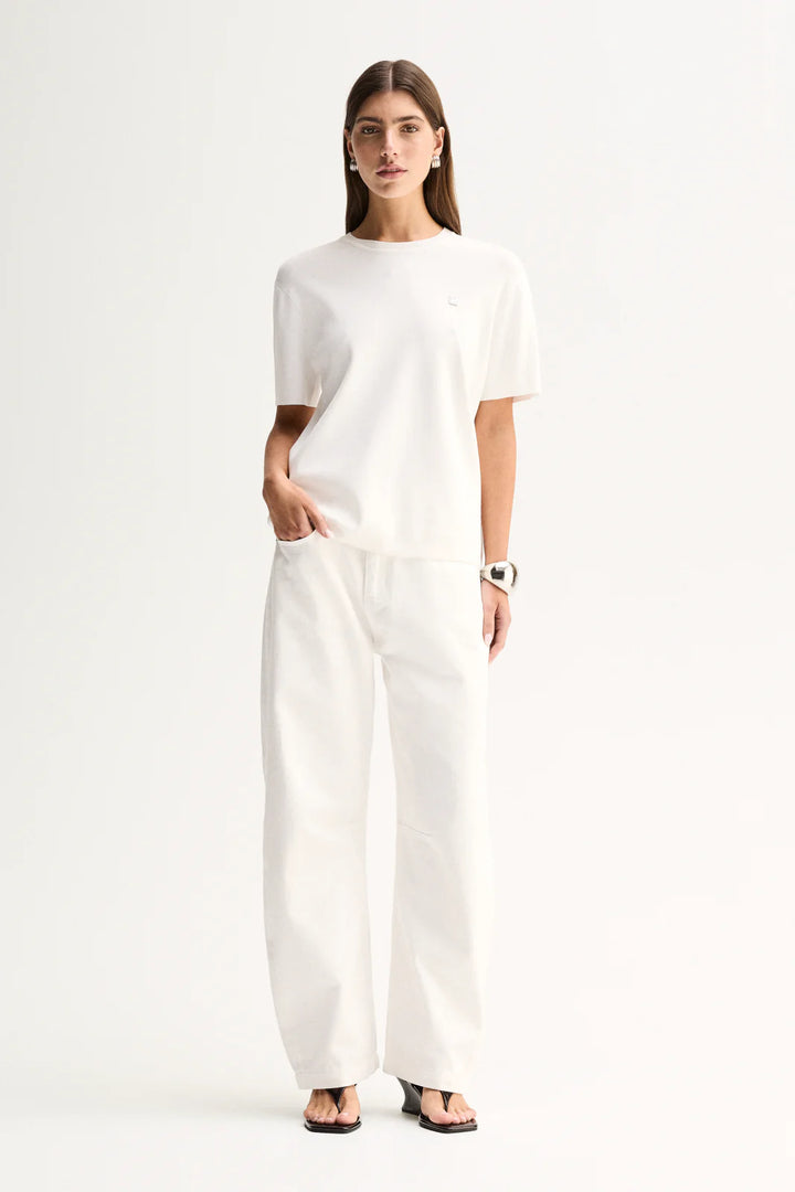 Vaughn Knit Tee - White