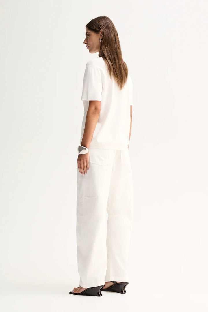 Vaughn Knit Tee - White