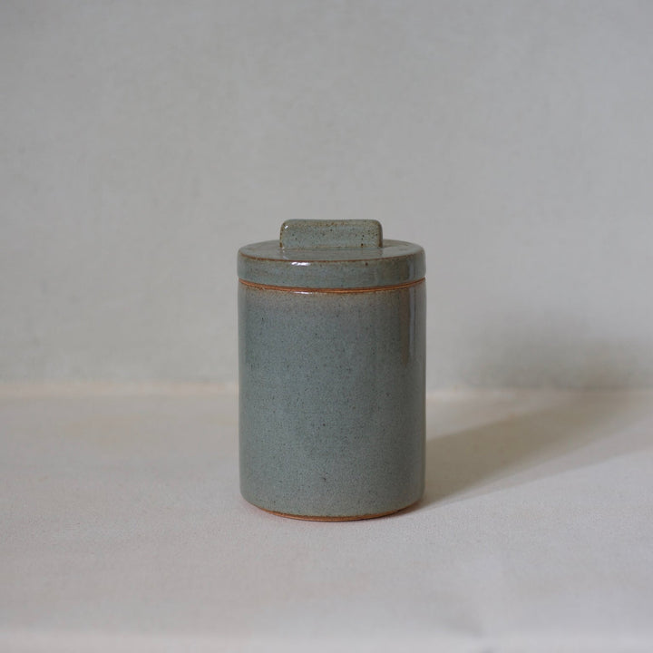 Ketut Ceramic Storage Jar - Dove Green