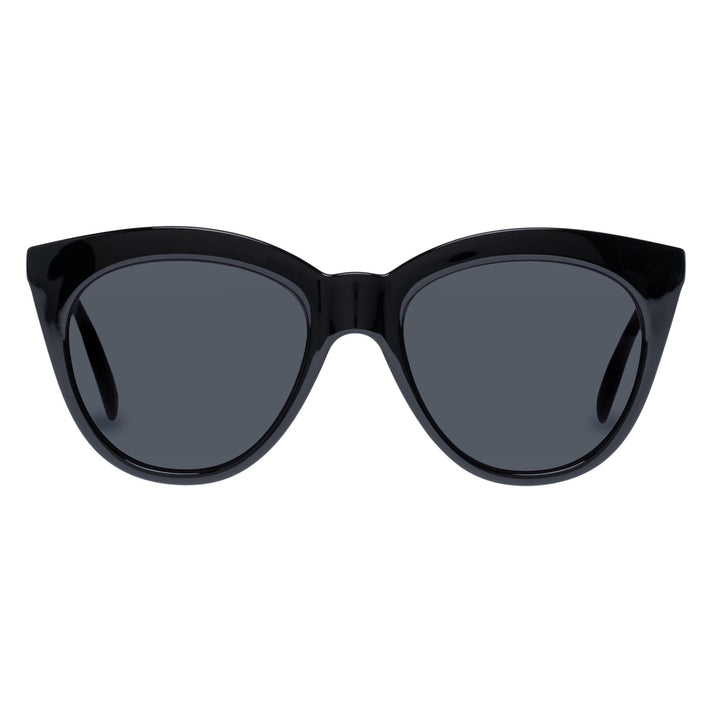 Le Specs Halfmoon Magic Sunglasses in Black