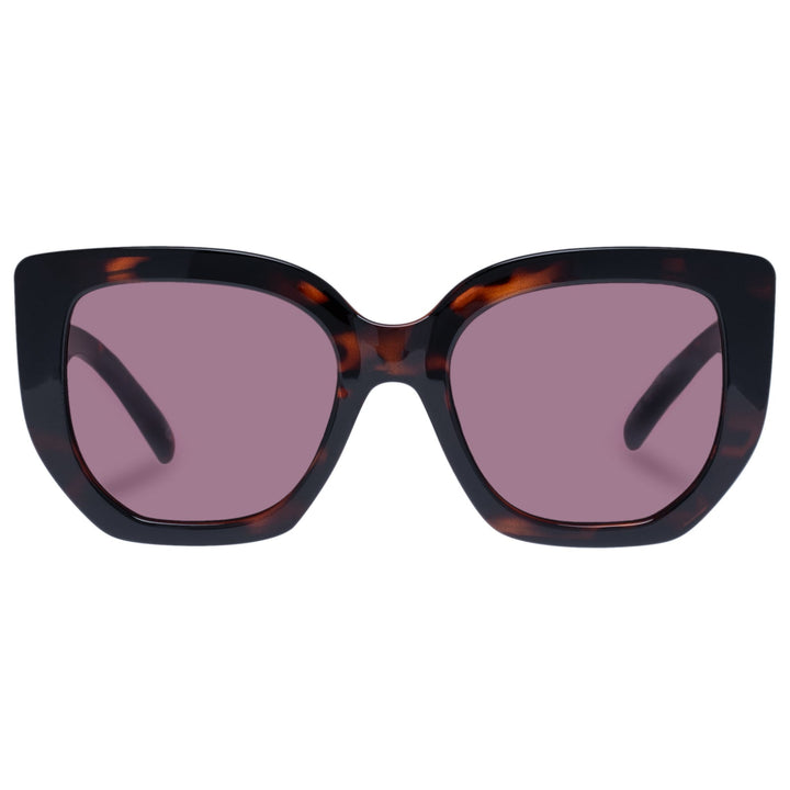 Le Specs Euphoria Sunglasses in Super Dark Tort