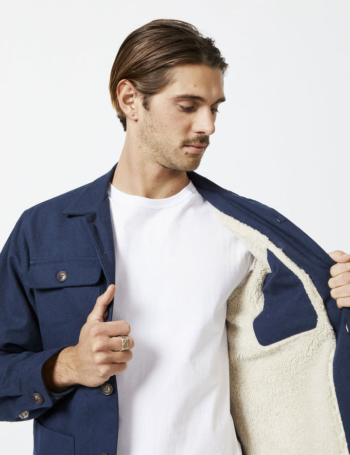 Sherpa Jacket - Stockyard Navy