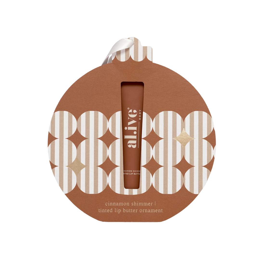Alive Tinted Lip Butter Christmas Ornament - Cinnamon and Citrus
