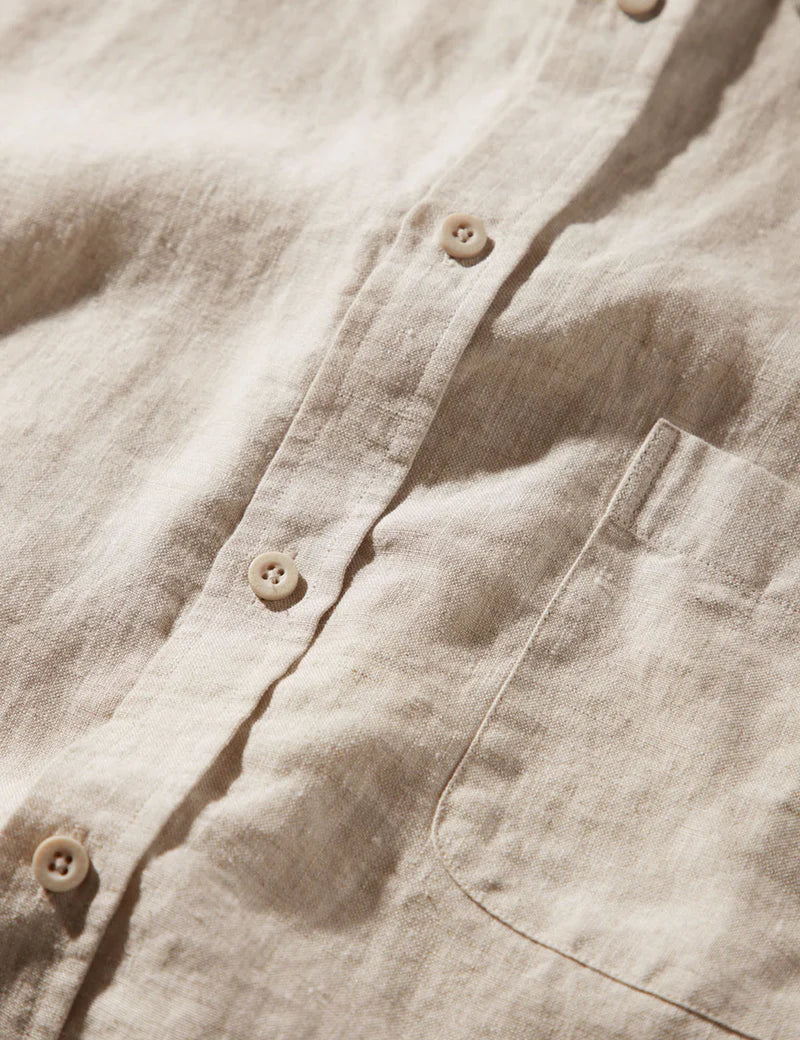 Linen LS Shirt - Natural