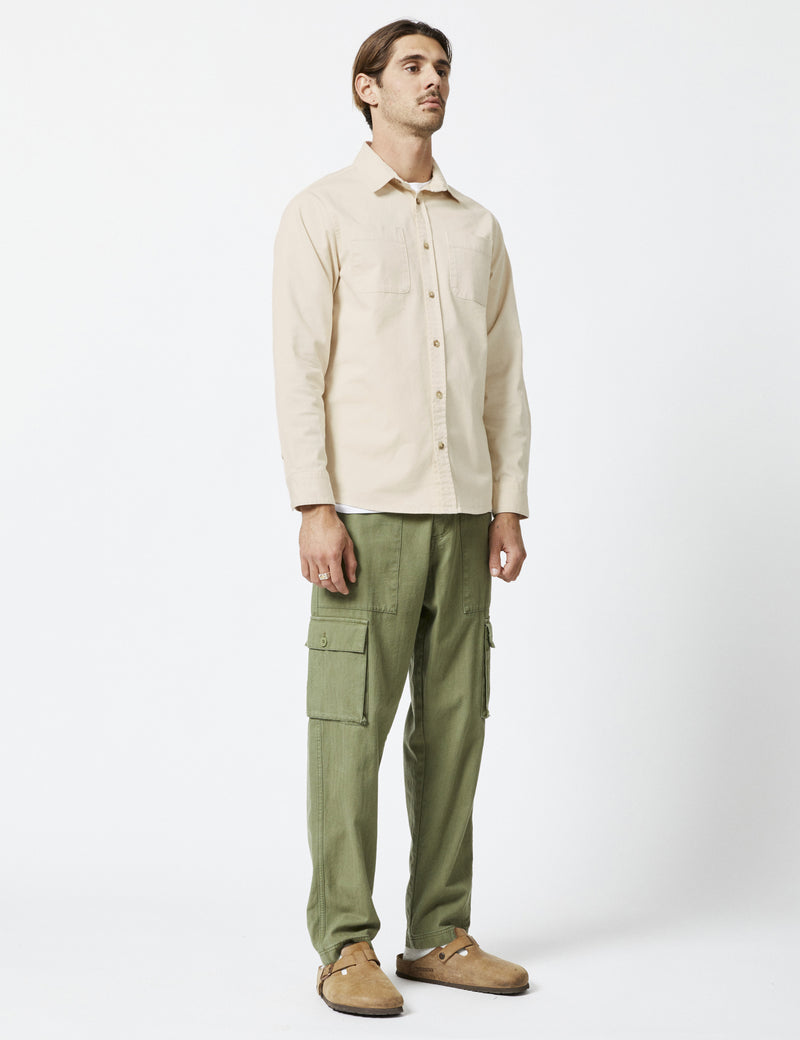 York LS Shirt - Natural