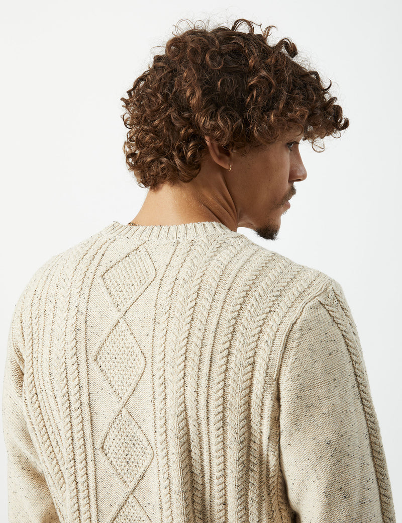 Oslo cable Knit Oatmeal