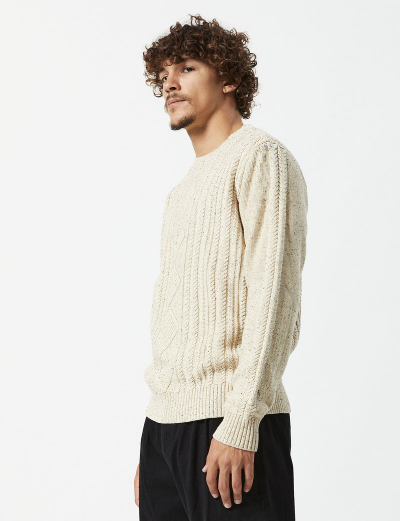 Oslo cable Knit Oatmeal