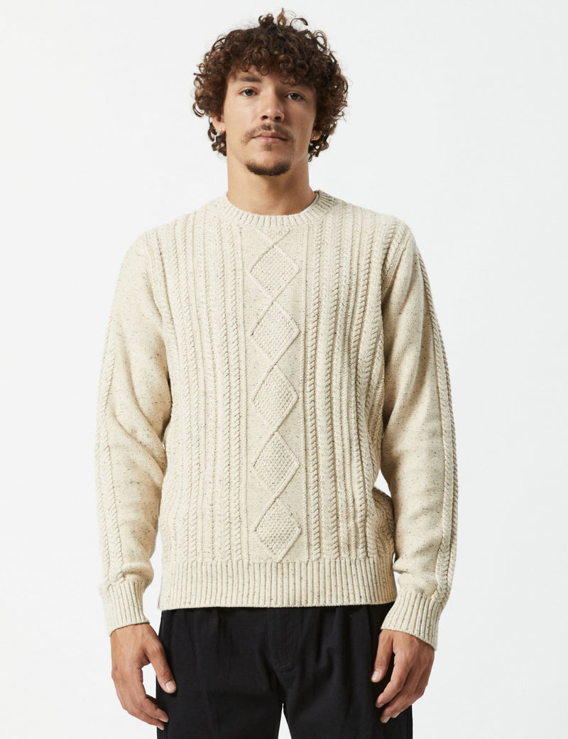 Oslo cable Knit Oatmeal