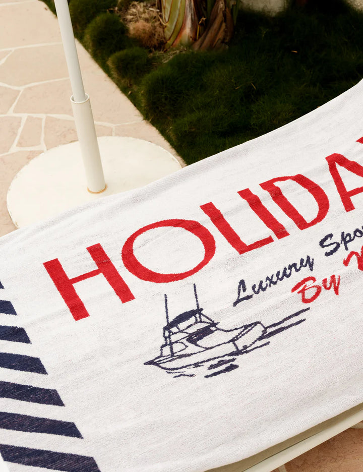 Holiday Large Beach Towel
