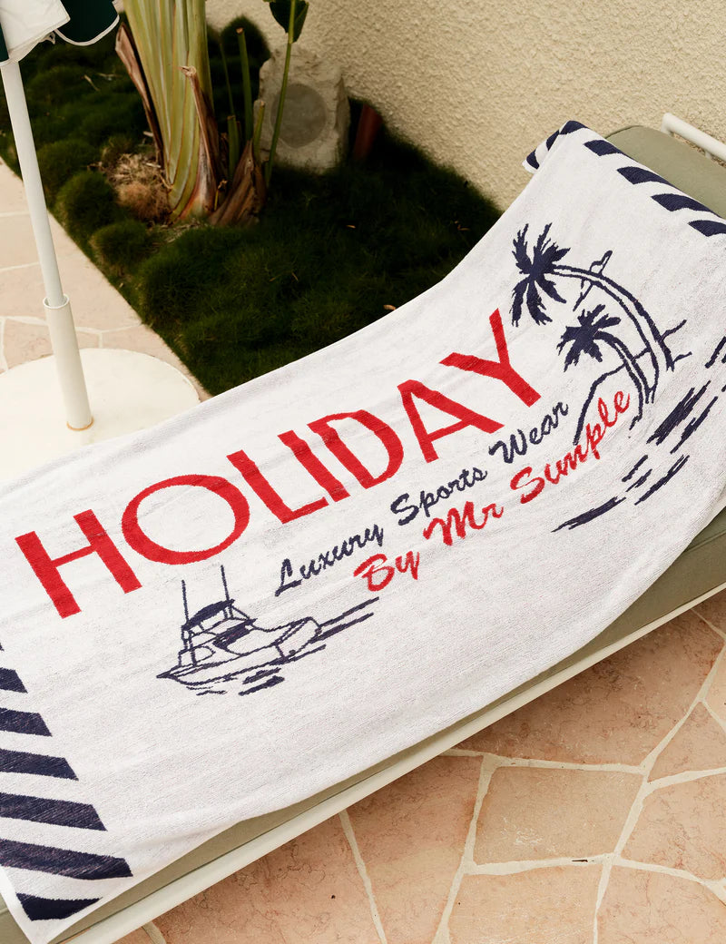 Holiday Large Beach Towel