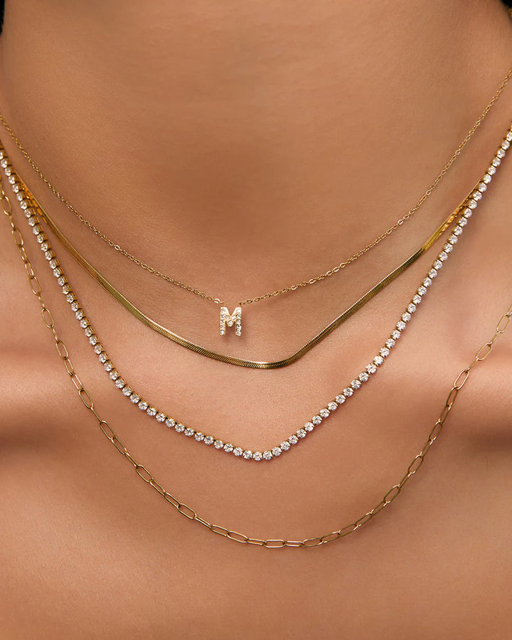 Charlize Tennis Necklace