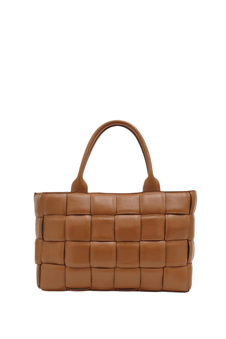 Margot XL Tan Woven Tote