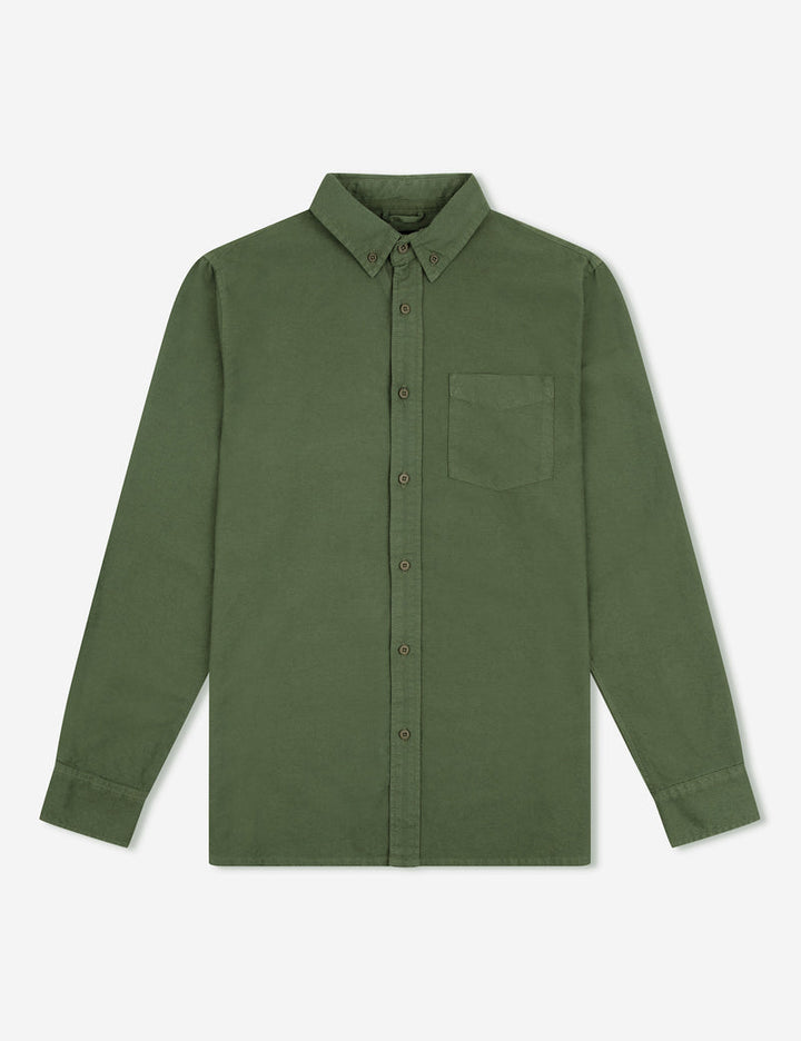 Oxford long sleeve shirt fatigue