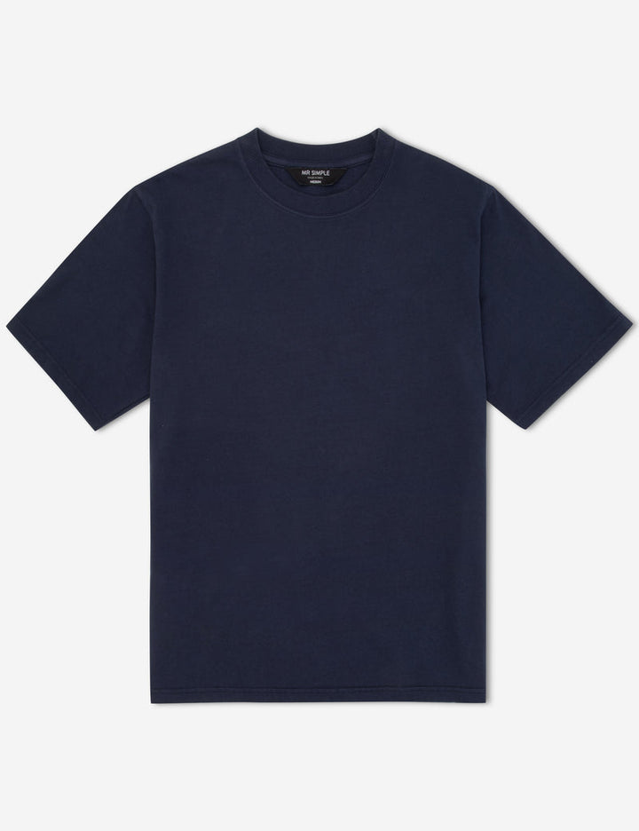 Heavy weight tee Navy