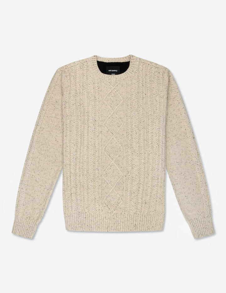 Oslo cable Knit Oatmeal