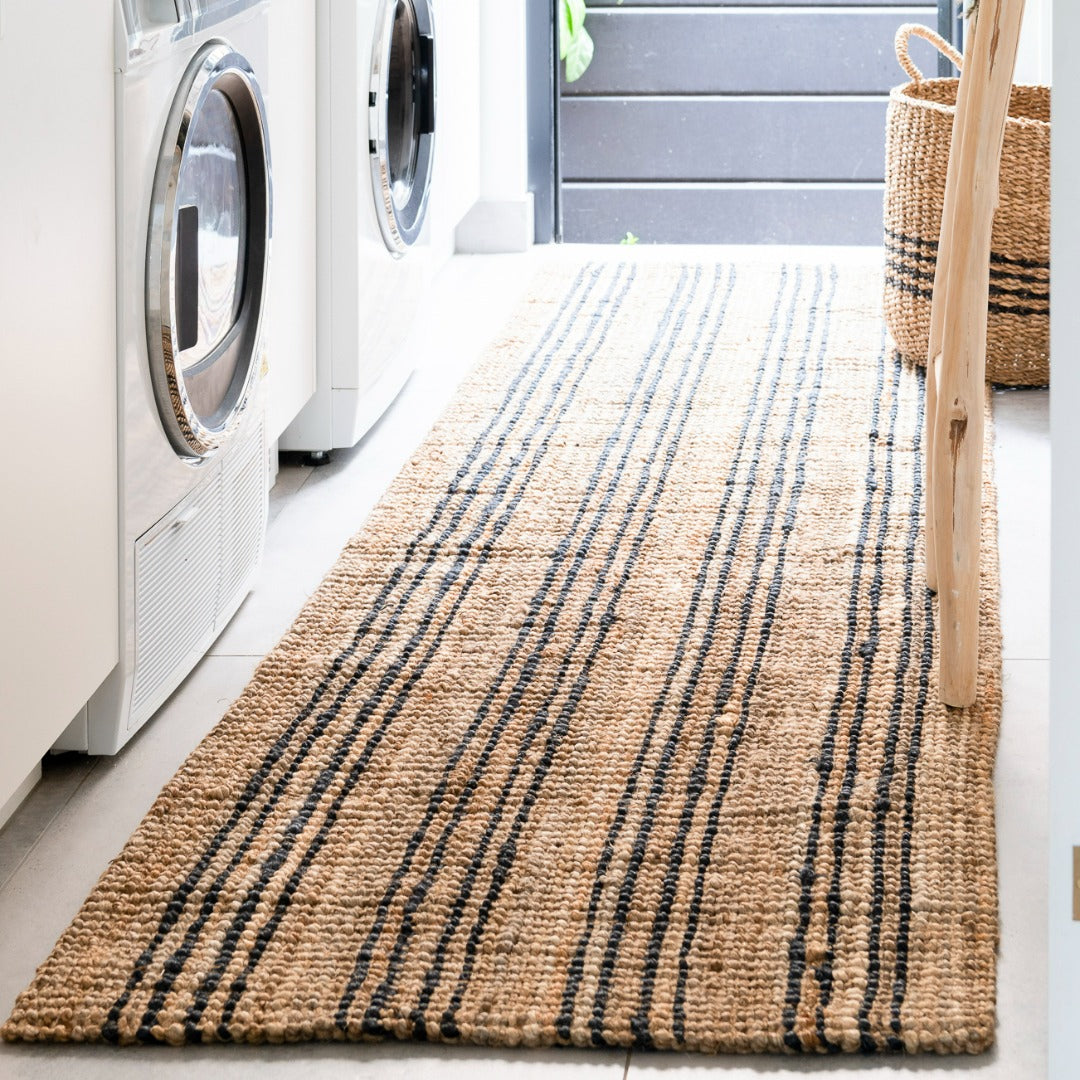 Smith Stripe Jute Door Mat/Rug