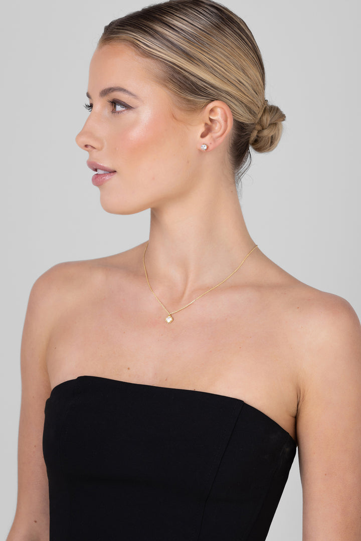 Reign Gold MOP Necklace