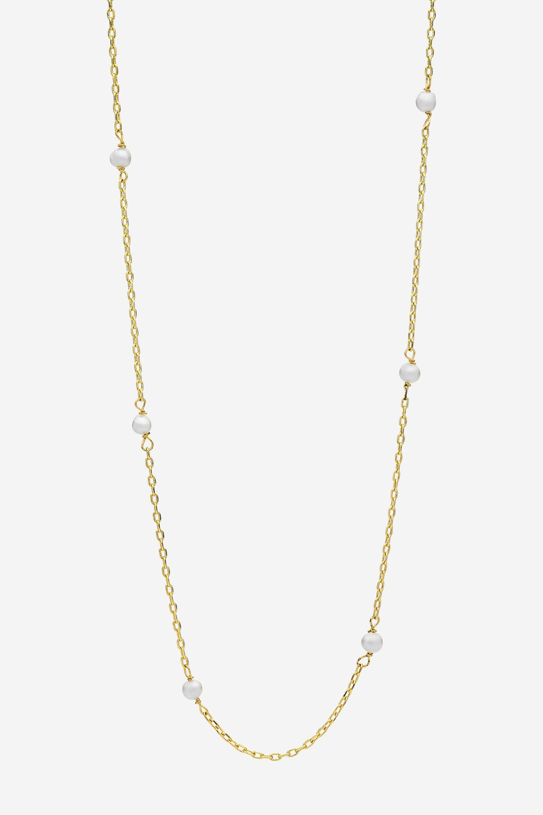 Lilibet Silver Pearl Necklace