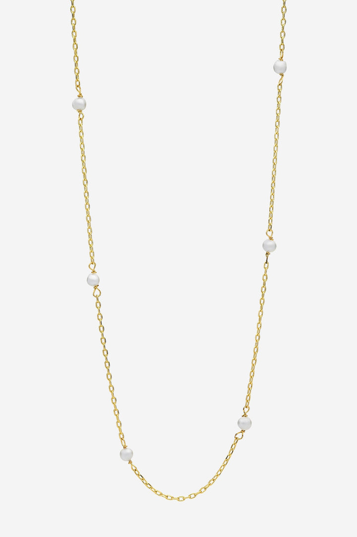 Lilibet Silver Pearl Necklace