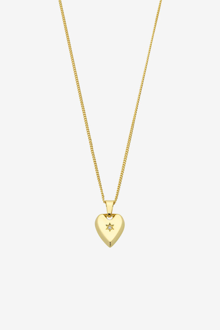 Stella Gold Heart Necklace