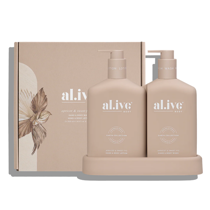 Alive Wash & Lotion Duo - Apricot & sweet fig