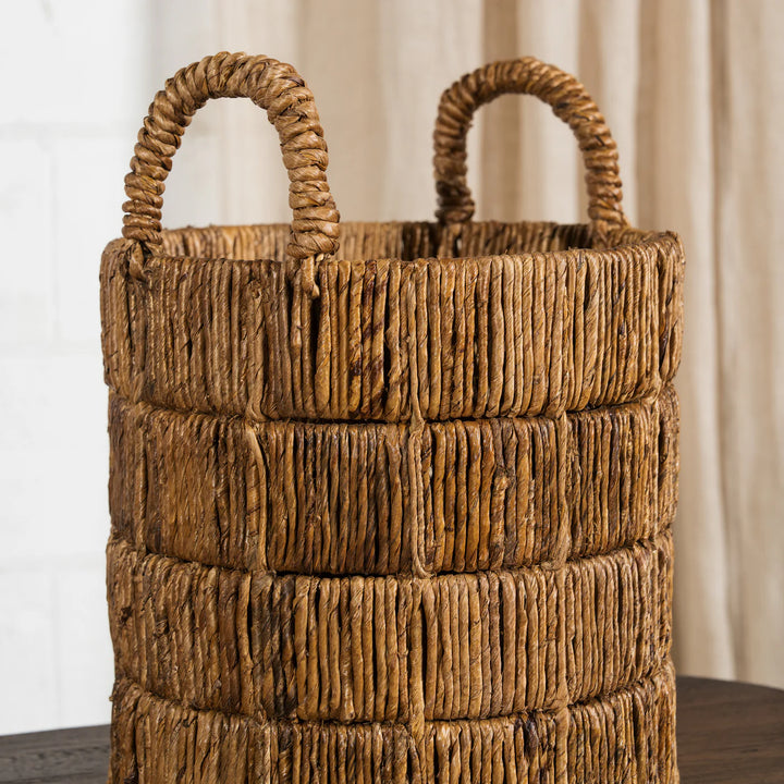 Neri Lineal Texture Banana Leaf Baskets
