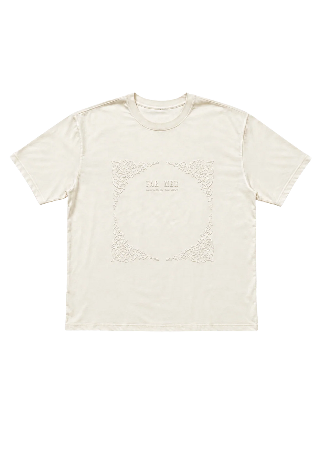 Paisley Emboss Crew Tee