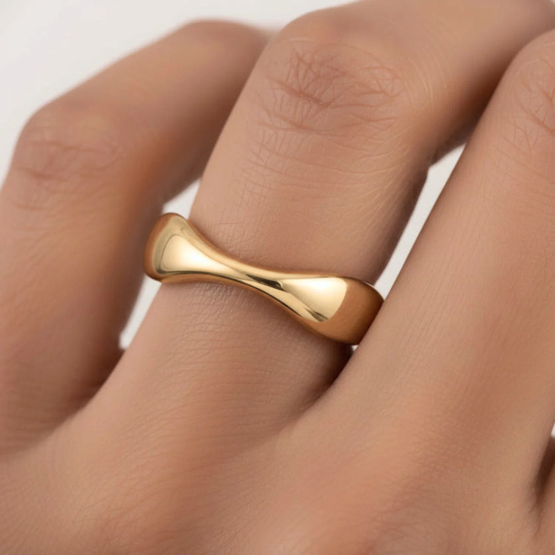 Point Break Gold Ring