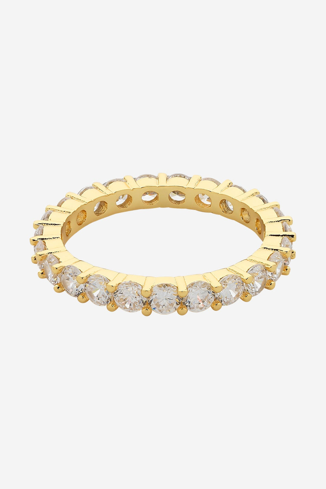 Dolce Vita Rhodium Cz Ring