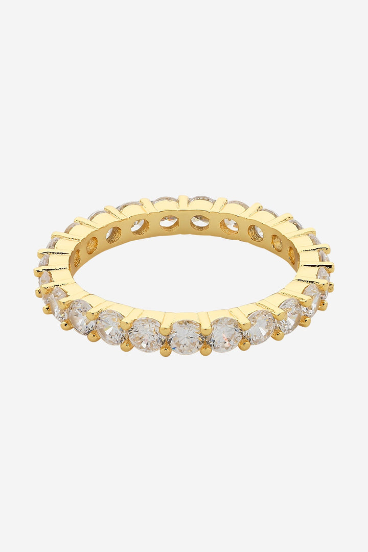 Dolce Vita Rhodium Cz Ring