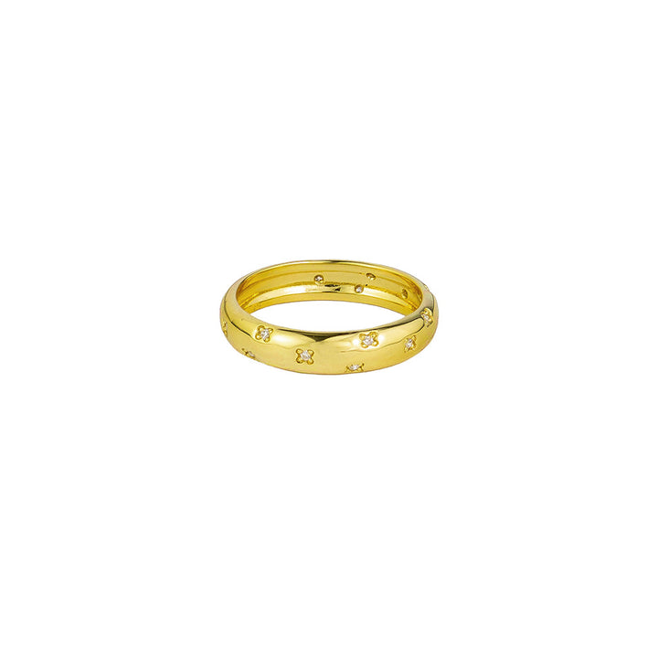 Gabby Crystal Ring - Gold