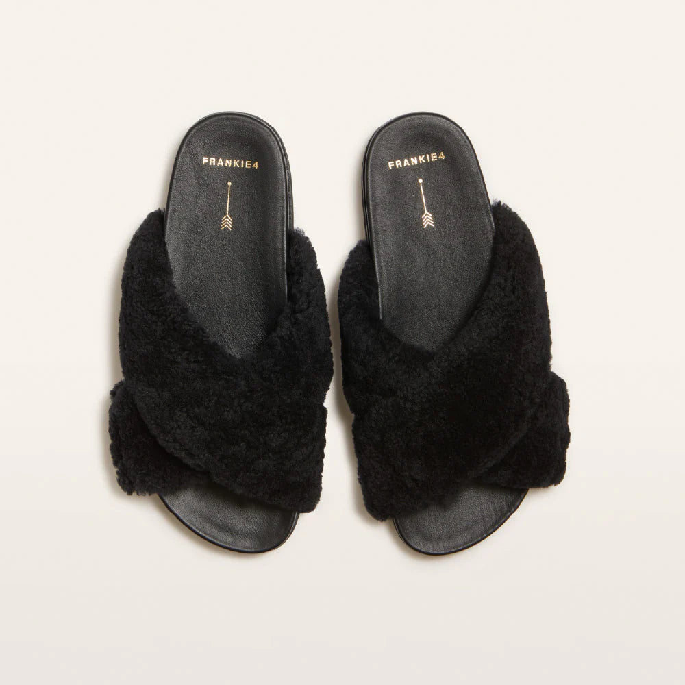 Rebel II - Black Shearling