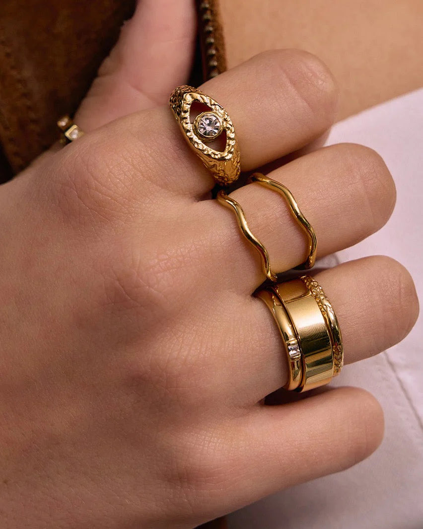 Karma Gold Ring