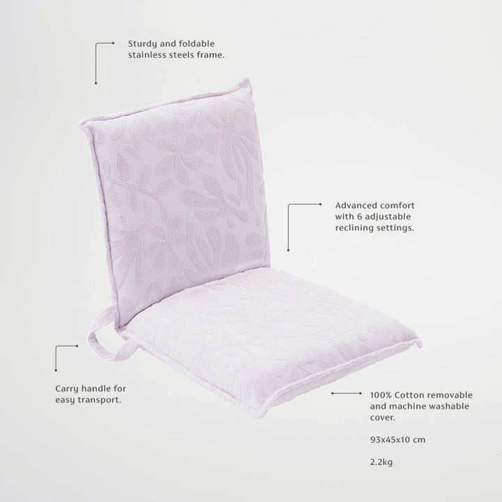 Luxe Folding Seat Rio Sun Pastel Lilac