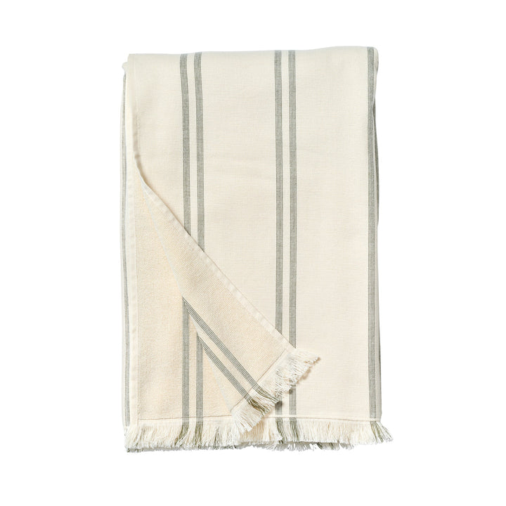 Fouta Towel - Olive Stripe