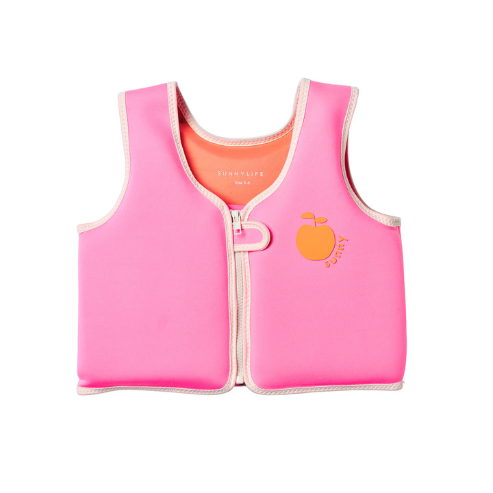 Kids Swim Vest - Poppy the Peach