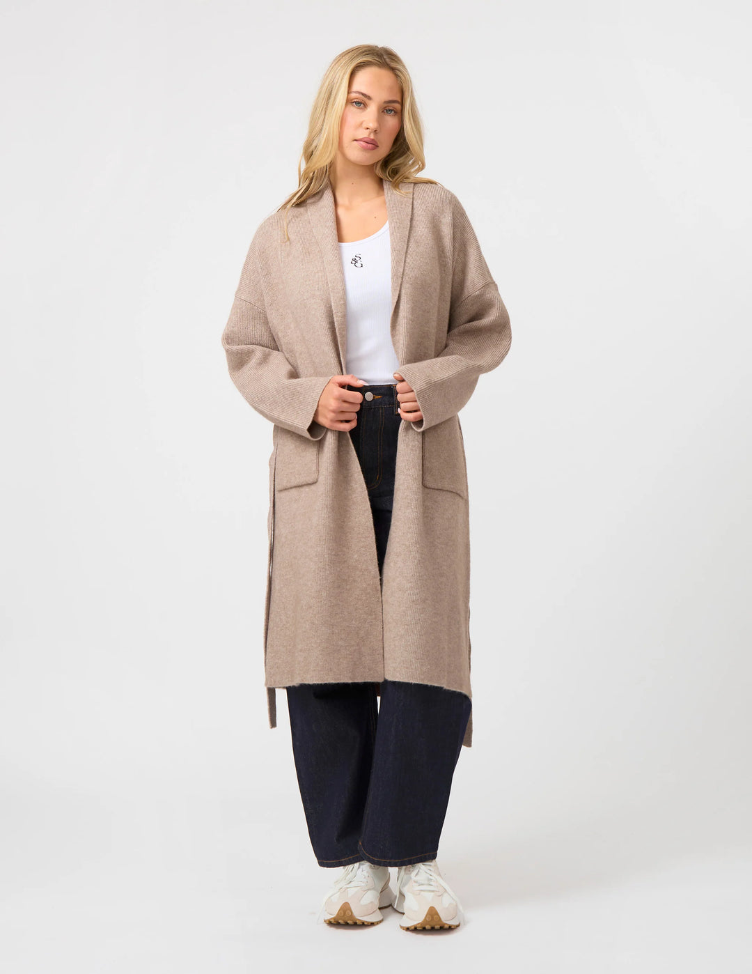 MIA CARDIGAN OAT MARLE