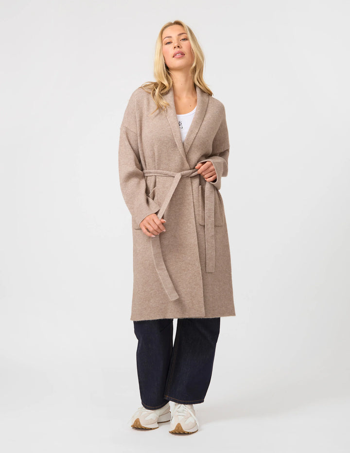 MIA CARDIGAN OAT MARLE