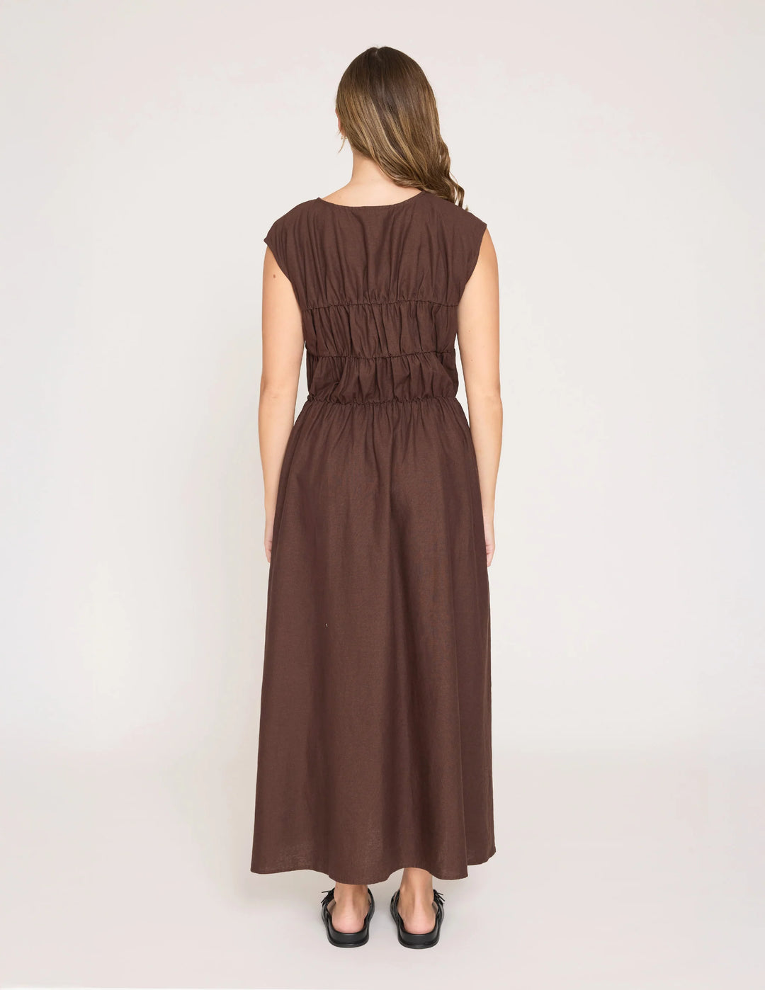 Natalie Dress Chocolate