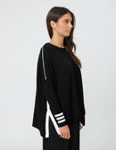 Farah Knit - Black/Milk