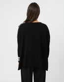 Farah Knit - Black/Milk