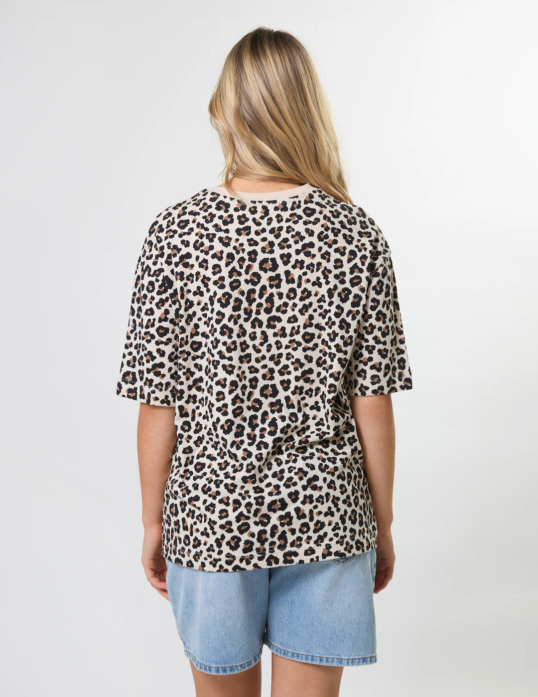 PORTER TEE- LEOPARD